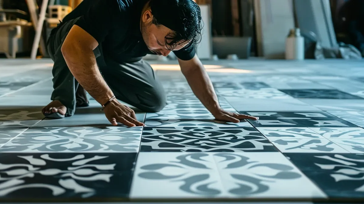How Installing White Patterned Cement Tile Transforms Your Home